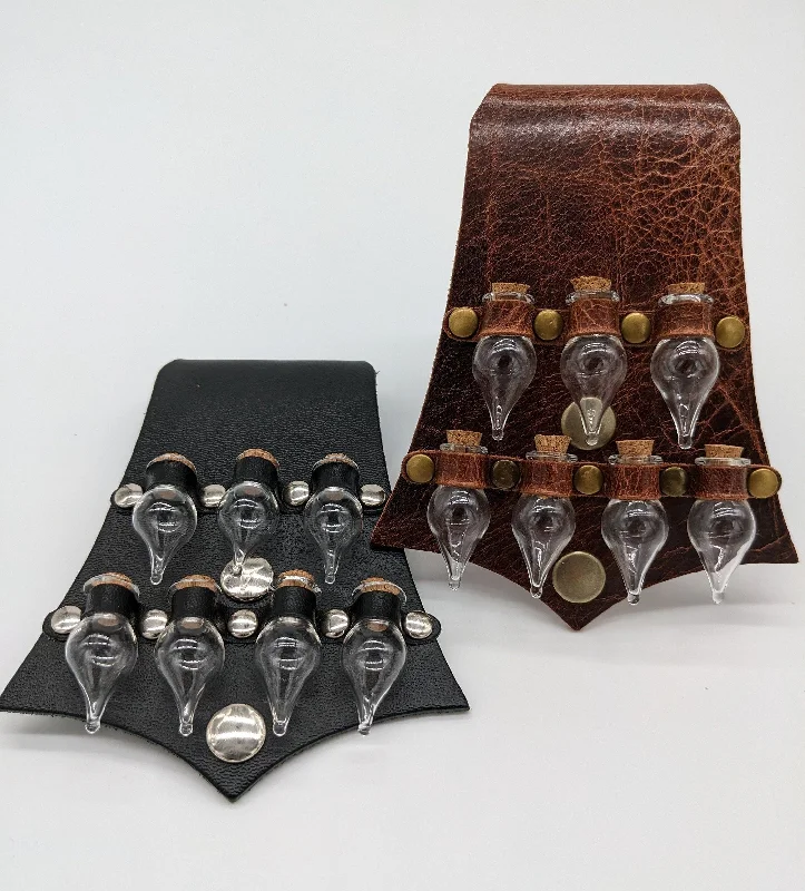 7 Vial Diamond Shaped Dram Vial Holster