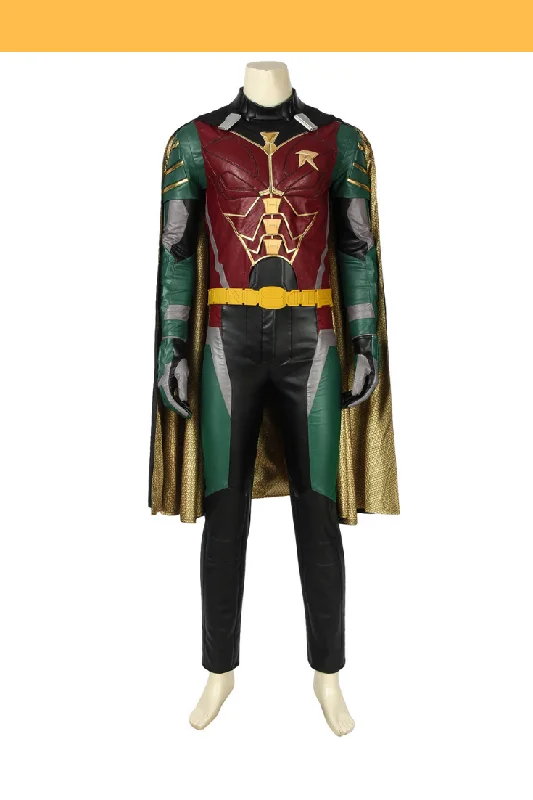 Women's Cosplay Roleplay SleepwearTitan Robin Metallic PU Leather Cosplay Costume