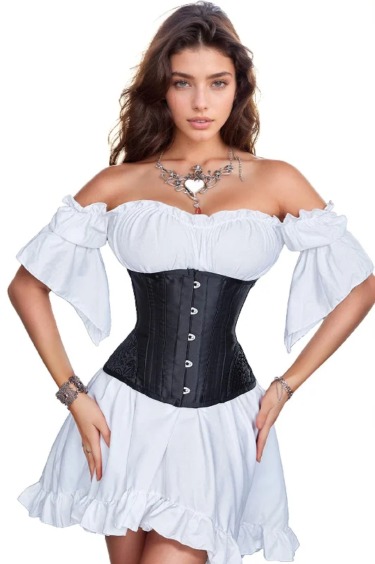 Neoprene corsets for a stretchy and form - fitting styleBlack Steel Bone Waist Cincher