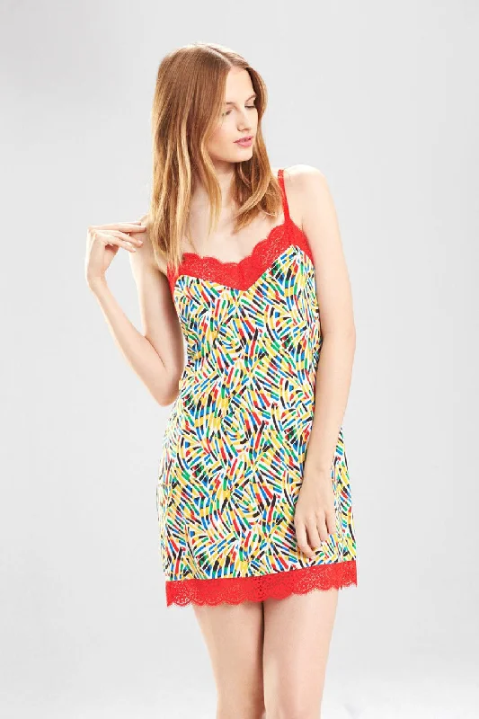 A - line women lounge dress for a flattering shapeIsland Escape Chemise