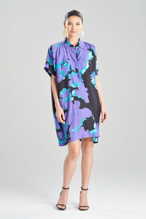 Taichou Cotton Silk Caftan Dress