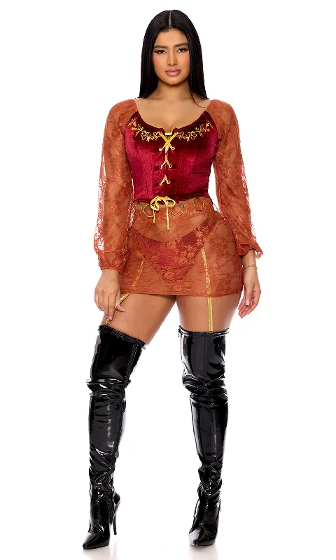 Elven Cosplay Lingerie for WomenEvil Witch is Back Movie Character Costume
