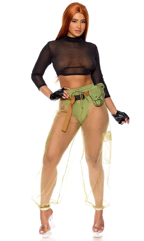 Gothic Cosplay Lingerie Set for WomenSexy The Sitch Cartoon Character Costume