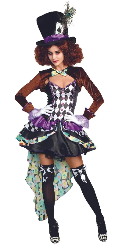 Women's Video Game Character Cosplay LingerieSexy Whimsical Hatter Madness Storybook Women's Costume Women's Video Game Character Cosplay LingerieSexy Whimsical Hatter Madness Storybook Women's Costume