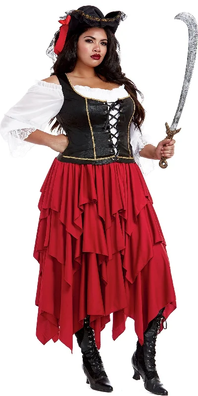 Lace Cosplay Lingerie for WomenSexy Plus Size Ships Ahoy Women's Costume