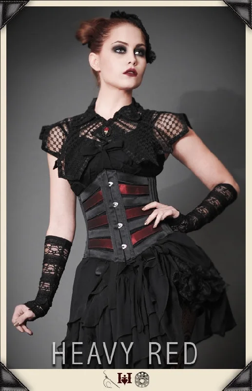 Satin corsets with a shiny and elegant finishVacivity Blood & Black Vintage Corset