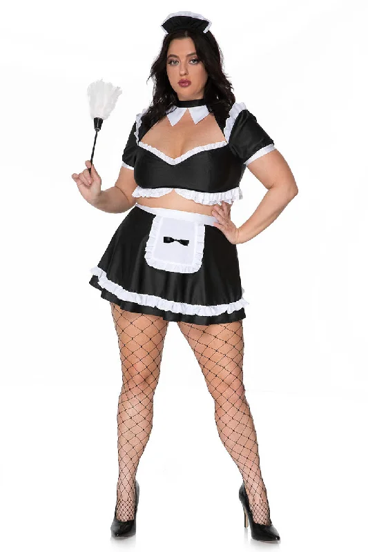 Plus Size Oh La La Maid Costume