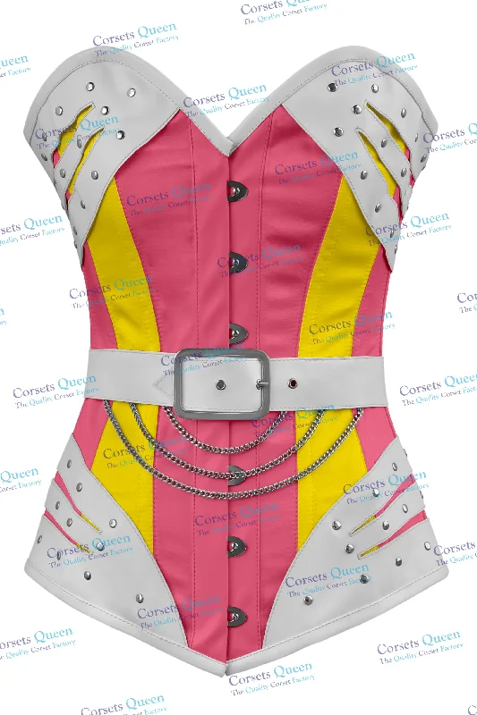 Sports - influenced bustiers with mesh panelsCardona Steampunk Overbust Corset
