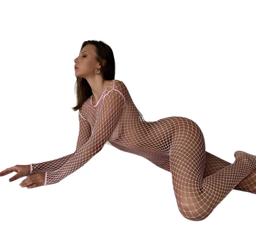 Red stockings for a bold and passionate statementDiamond Net Full Body Stocking Baby Pink Red stockings for a bold and passionate statementDiamond Net Full Body Stocking Baby Pink
