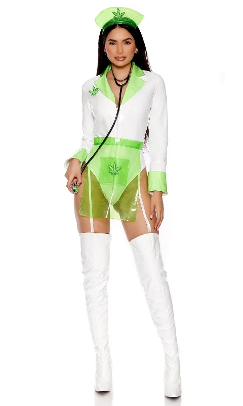 Catgirl Cosplay Lingerie for WomenSexy Festival PVC Nurse Halloween Costume