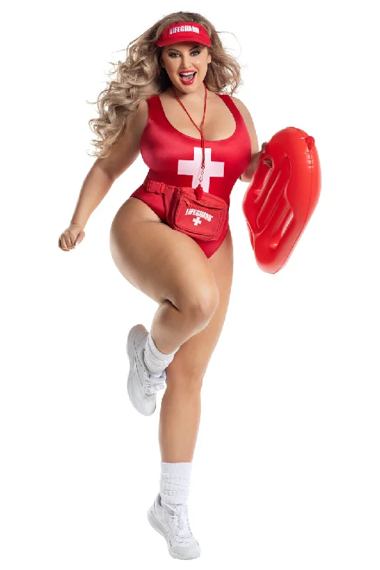 Plus Size Bae Watch Costume