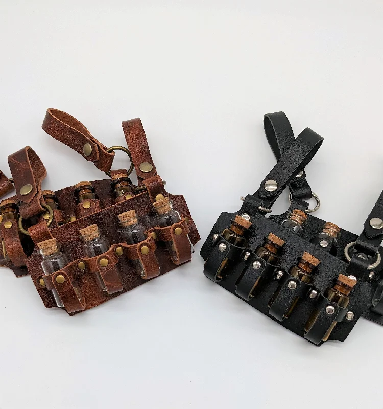 Leather Quadruple Vial Holster