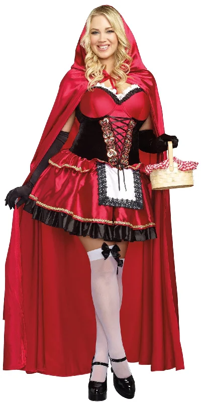 Catgirl Cosplay Lingerie for WomenSexy Plus Size Little Red Women's Costume