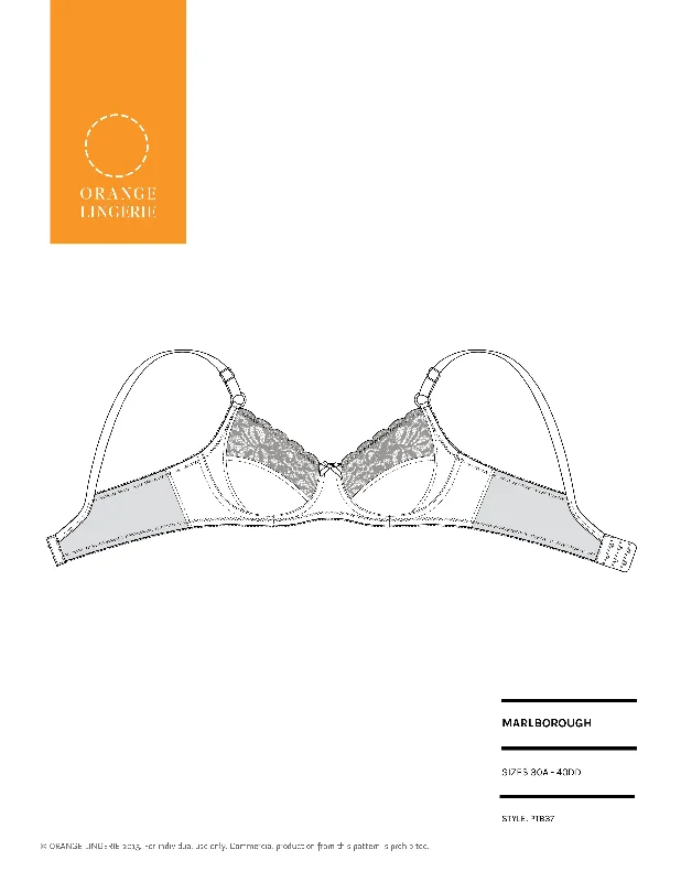 Marlborough Bra PDF Sewing Pattern