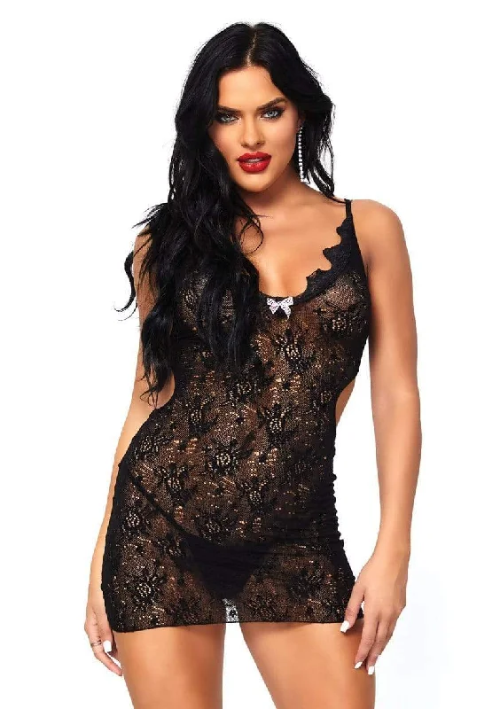 Sexy Halloween dresses for a spooky partyBoudoir Rose Lace Mini Dress