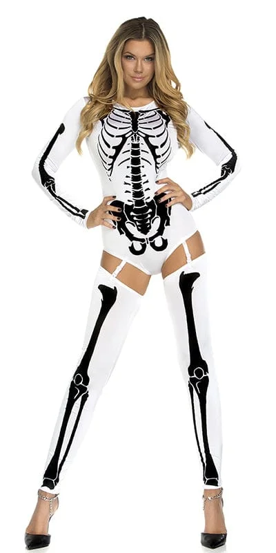 Sexy Nurse Cosplay Lingerie OutfitSexy Monochromatic Bones Skeleton Halloween Costume Sexy Nurse Cosplay Lingerie OutfitSexy Monochromatic Bones Skeleton Halloween Costume