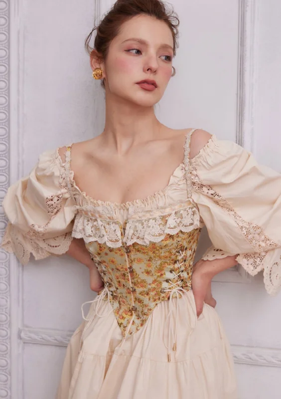 Geometric - printed bustiers for a modern and trendy lookVan Gogh Corset