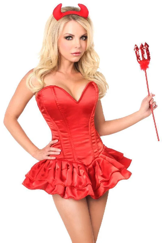 French - style bustiers for a romantic lookTop Drawer Plus Size Delicious Devil Corset Dress Costume