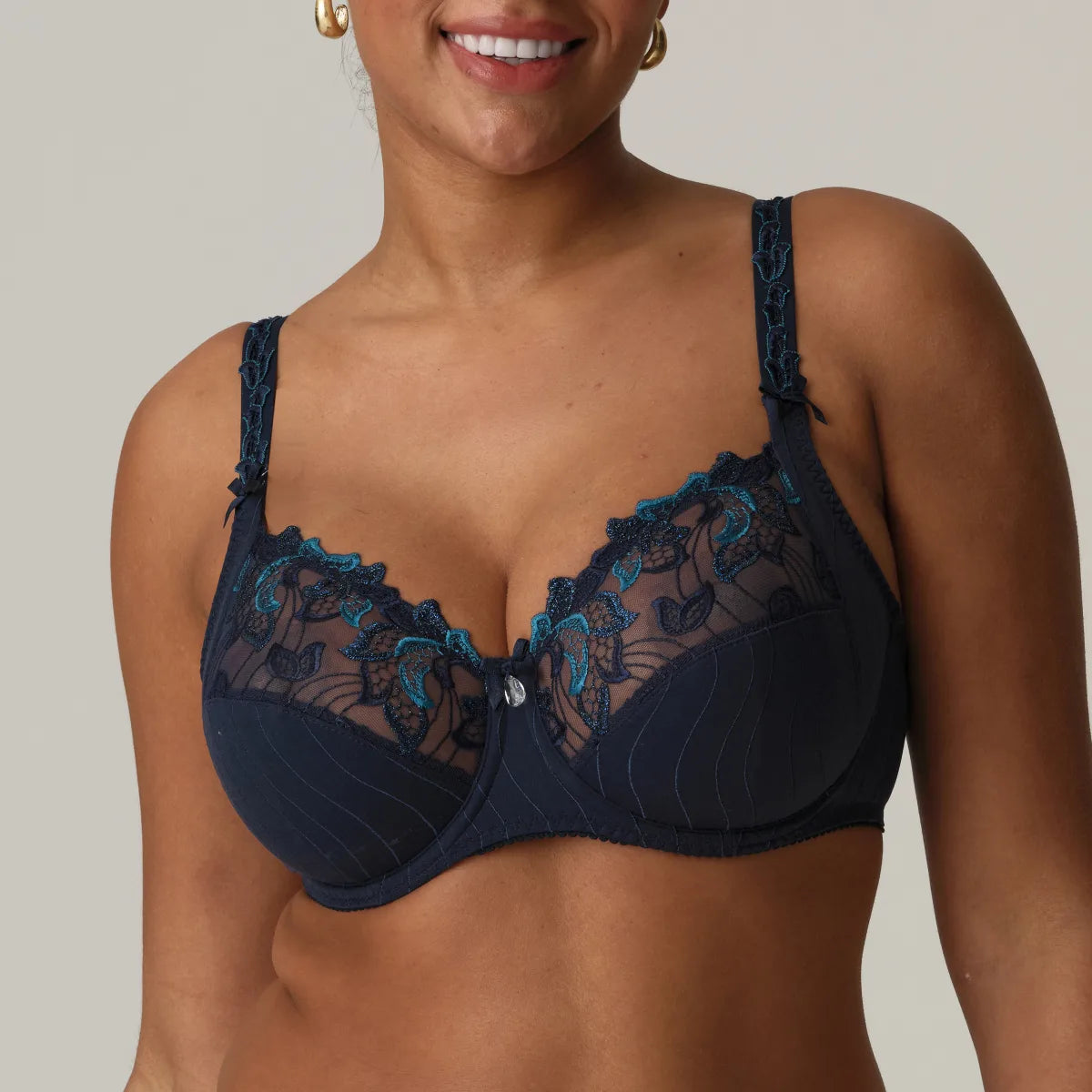 Prima Donna Deauville Full Cup Bra B - E Cup in Velvet Blue