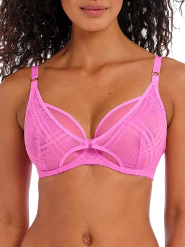 Women's Corset Style Lingerie Fatale High Apex Bra - Candy Blossom