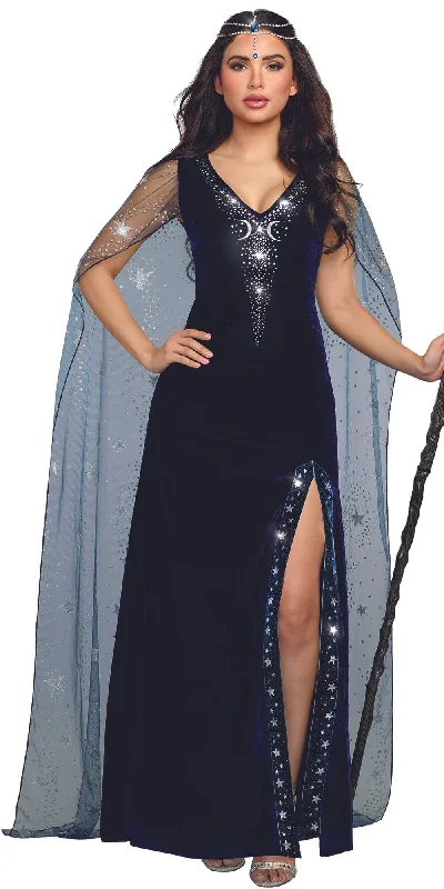 Elven Cosplay Lingerie for WomenSexy Sorceress Dramatic Velvet Women's Costume