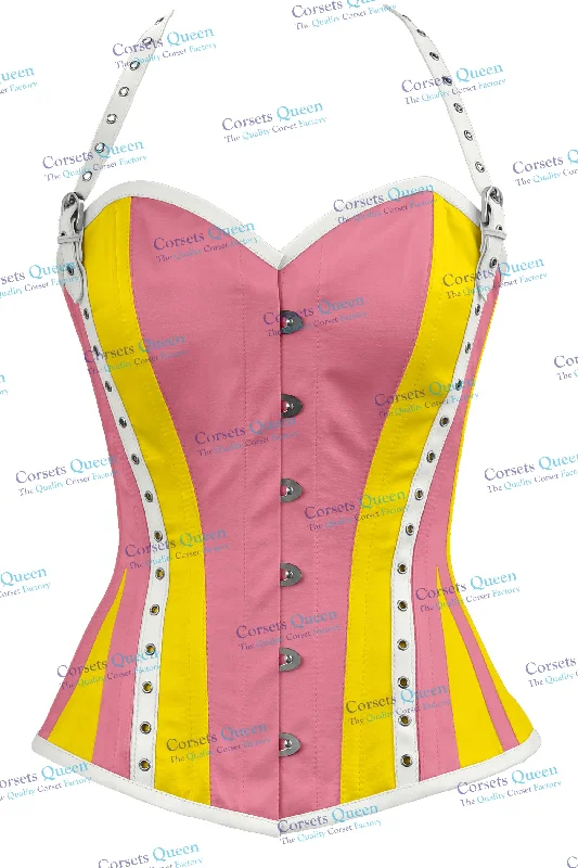 Microfiber corsets for a lightweight optionLyra Satin Overbust Corset With Strap