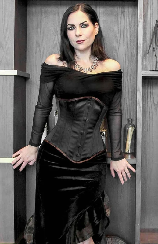 Velvet bustiers for a soft and plush feelKinnaird Duchess Satin Lilah Steel Boned Stealthing Corset
