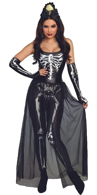 Adult Women's Manga Cosplay CostumesSexy Bare Bones Babe Skeleton Women's Costume