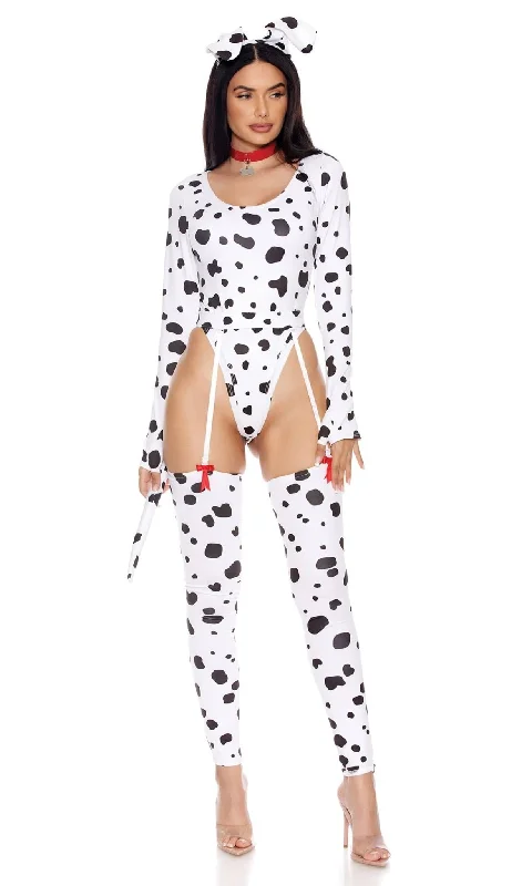 Cosplay Lingerie for WomenSexy Dotty Dalmatian Halloween Costume