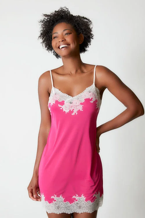 women lounge dress with a thermal - regulating fabric for year - round useEnchant Lace Trim Chemise women lounge dress with a thermal - regulating fabric for year - round useEnchant Lace Trim Chemise