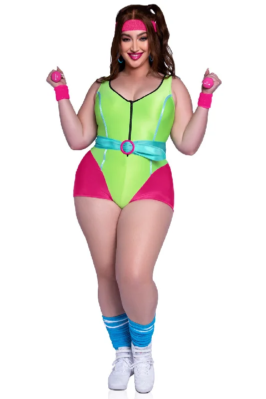 Plus Size 80s Workout Hottie Costume