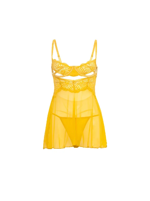 Beaded sexy dresses for added sparkleHazel Peek-A-Boo Babydoll Dress