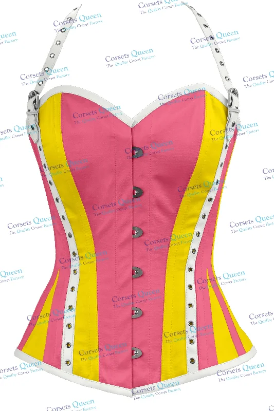 Burlesque - inspired bustiers for a performance lookBetty Satin Overbust Corset With Strap