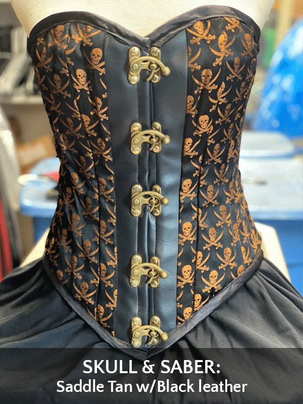Animal - print bustiers for a wild and fierce styleHenrietta Overbust w/Hardware (D or DD cups)