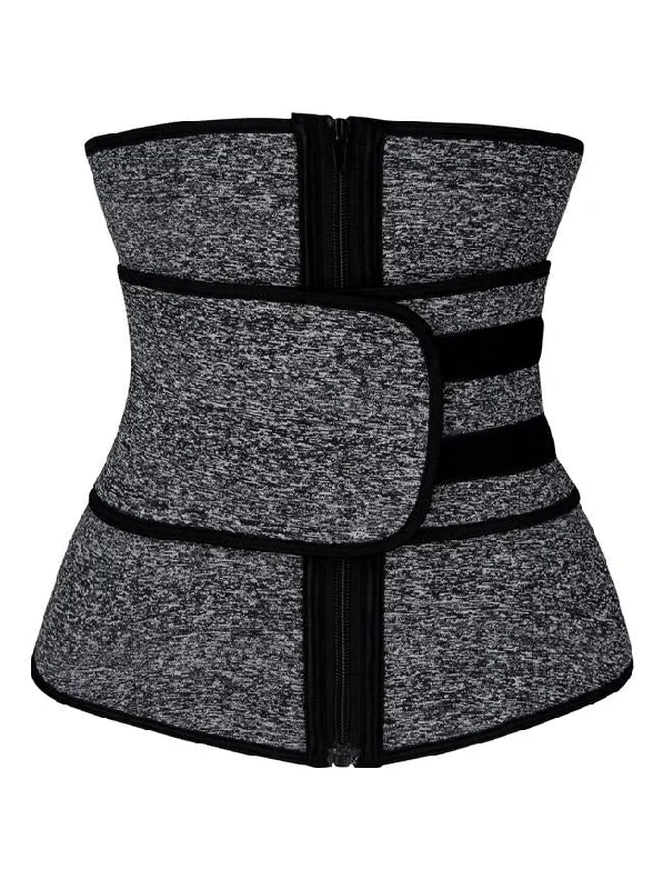 Waist - training corsets for long - term figure shapingUnisex Plus Size Neoprene Velcro Sports Weight Loss Waist Trainer Belt