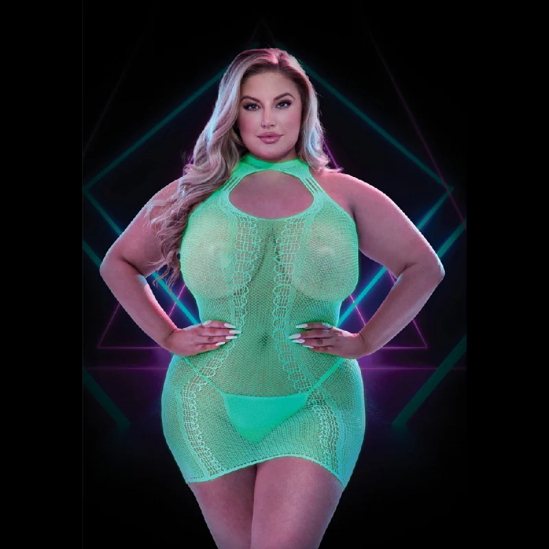 Sexy Christmas dresses for a festive occasionGlow in the Dark Mini Dress Queen Size