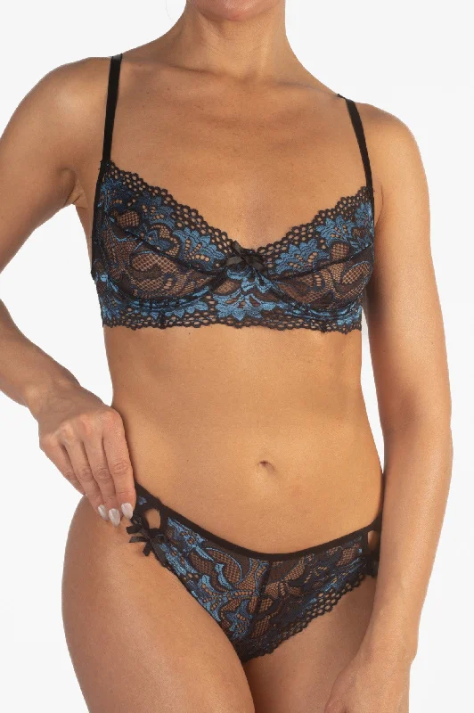 Full Coverage Lingerie for WomenMidnight Bloom Set