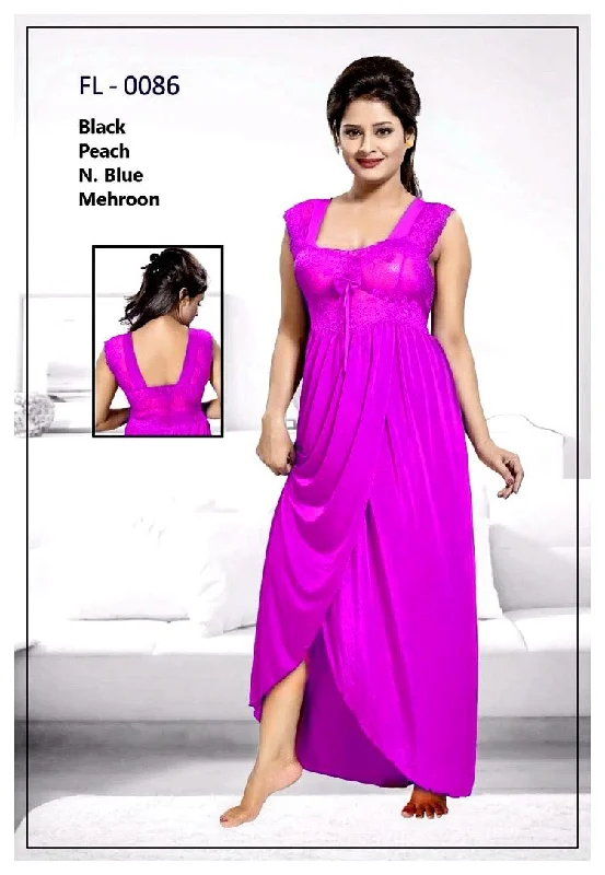 Women's Bridal Lingerie Collection Pink Stylish FL-0086 - Flourish Exclusive Bridal Nighty Set Collection