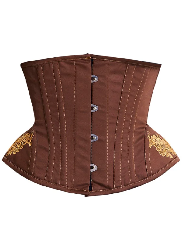 Red corsets for a passionate and attention - grabbing styleVintage Steel Boned Waist Cincher Underbust Corset for Women
