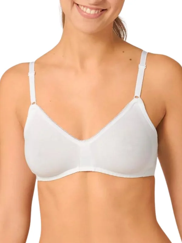Lingerie Gift Sets for Women Basic+ Wireless Bra - White