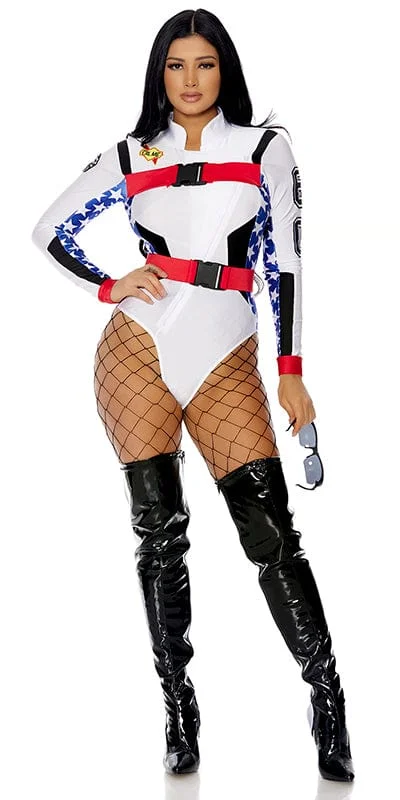 Sexy USA Pride Motorcross Halloween Costume