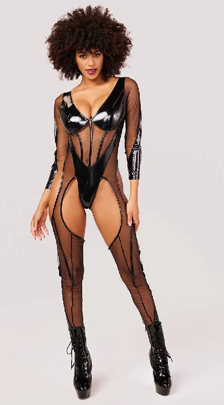 Yandy Vinyl Plaything Bodystocking