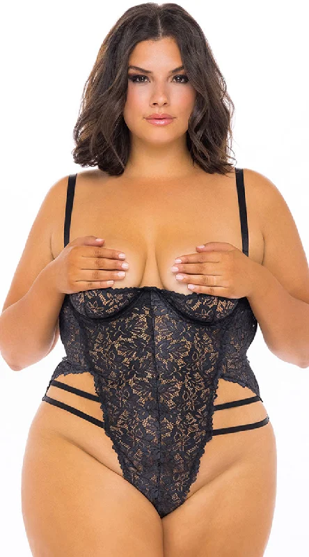 Women's Bridal Lingerie Collection Plus Size Open To More Teddy