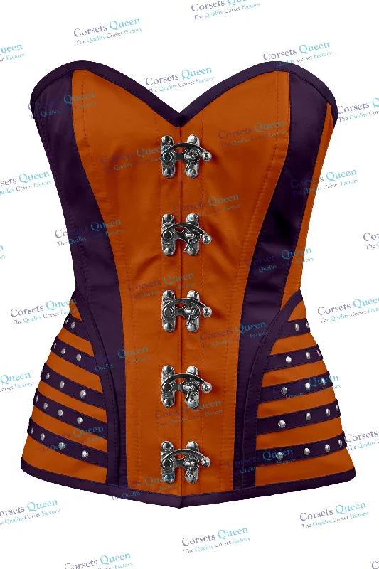 White bustiers for a pure and innocent aestheticGriedge Satin Overbsut Corset