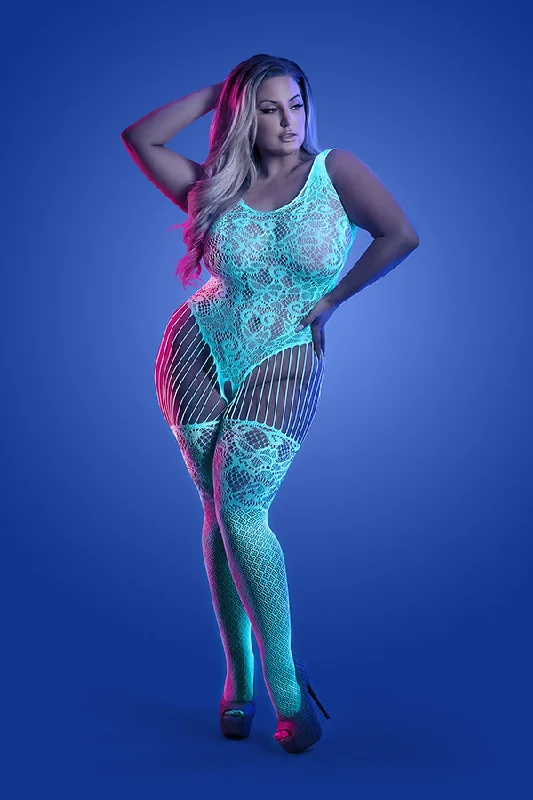 Non - slip stockings for safety on slippery surfacesPlus Size Illuminate Body Stocking Non - slip stockings for safety on slippery surfacesPlus Size Illuminate Body Stocking