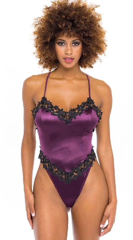 Women's Tummy Control Lingerie Make It Satin Teddy