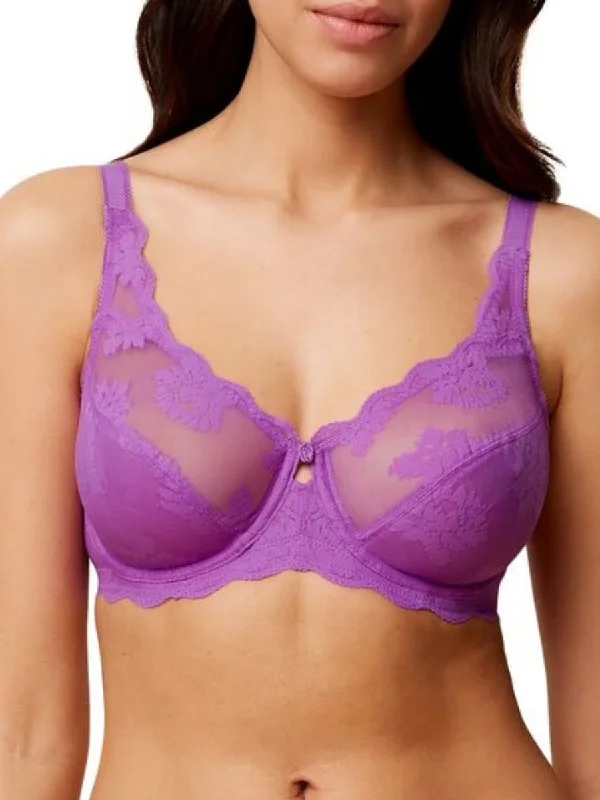 Sexy Lingerie for Women with Stockings Amourette 300 High Apex Bra - Blueberry Cream
