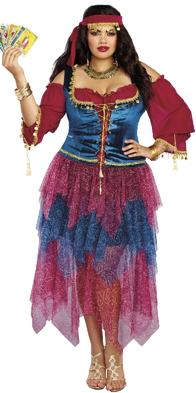 Women's Historical Cosplay Lingerie SetSexy Plus Size Gypsy Women's Costume