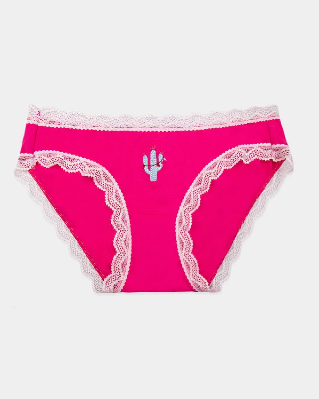 Stripe & Stare Original Knicker in Christmas Cactus