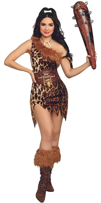 Sexy Female Cosplay UnderwearSexy Clubbin' Cutie Leopard Cavewoman Women's Costume